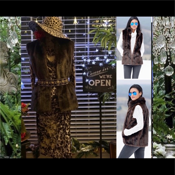 H.R. Eybl Artfur Jackets & Blazers - H.R. Ebyl Artfur Faux Fur Vest